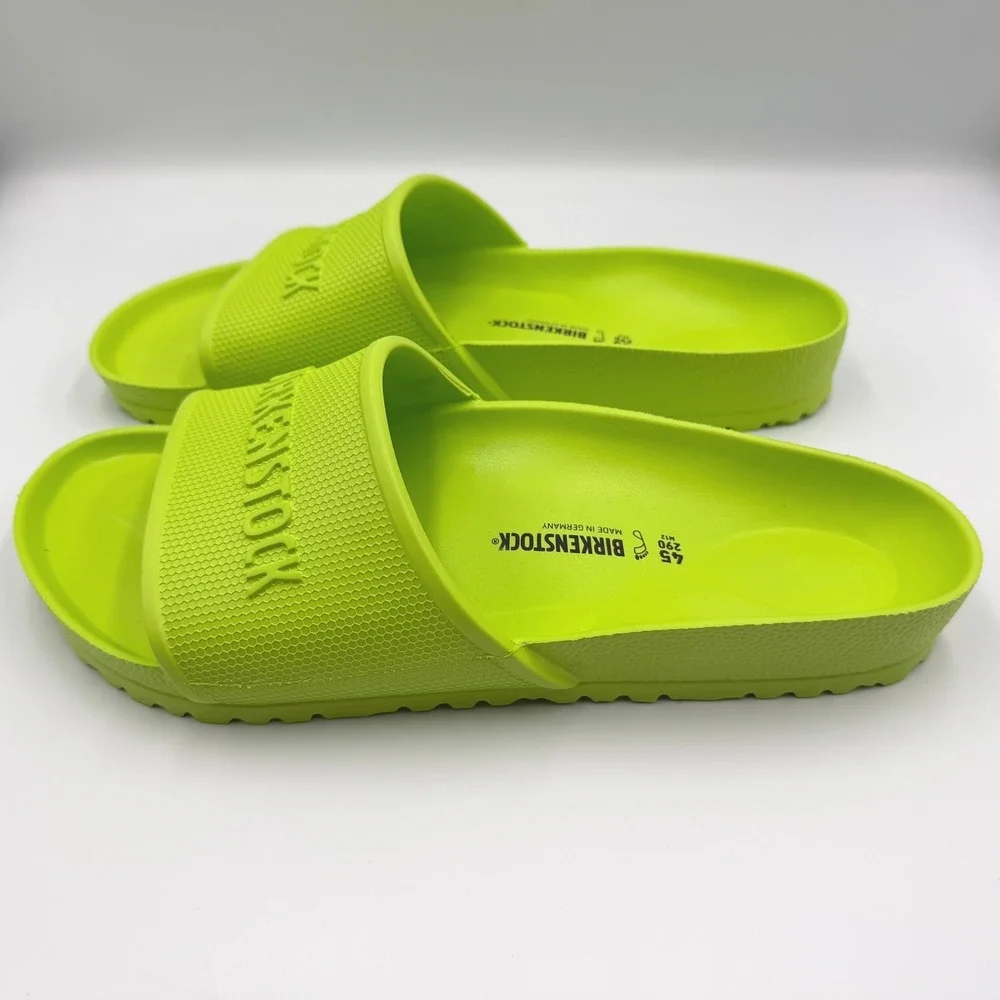 Birkenstock Barbados EVA Slides Mens 12 Lime Green Waterproof Sandals *NEW*